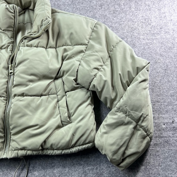 Divided Sage Green Puffer Jacket comfort zs‎ XS - Picture 4 of 16